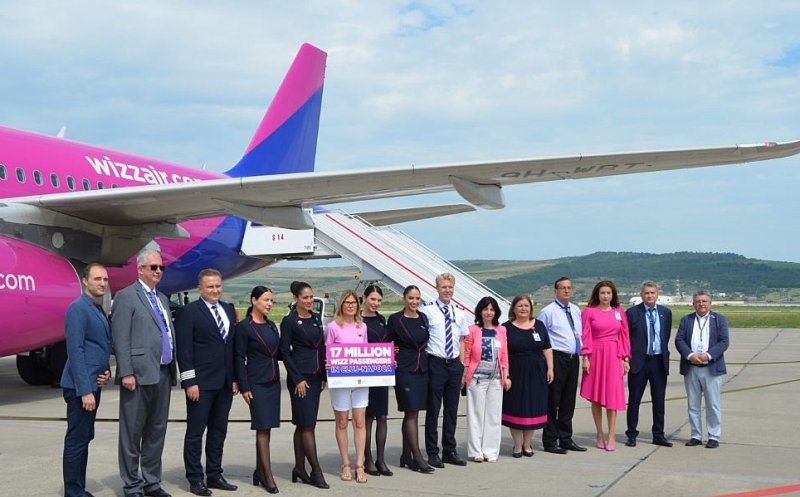 Aniversare la Aeroportul din Cluj-Napoca: Pasagerul cu numărul 17 MILIOANE al Wizz Air