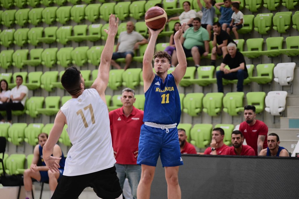 Noul jucător de la U-BT Cluj, cel mai eficient baschetbalist al echipei naționale