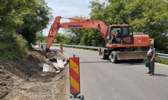 Se lucrează de zor pe un important drum județean din Cluj! Tișe: „Am cerut constructorilor să mențină un ritm alert”