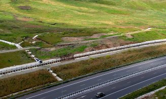 Alt episod din telenovela ALUNECĂRILOR DE TEREN de pe Autostrada Sebeş-Turda / CNAIR: "A plouat mult în zonă"
