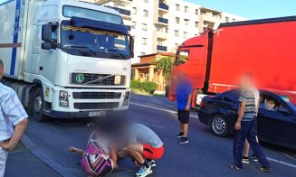ACCIDENT GRAV în Cluj-Napoca: Biciclist lovit de TIR / Multiple traumatisme