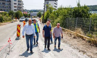Cum merg lucrările pe străzile Valea Chintăului, Valea Seacă și G. Verdi. Emil Boc a făcut o vizită pe șantiere
