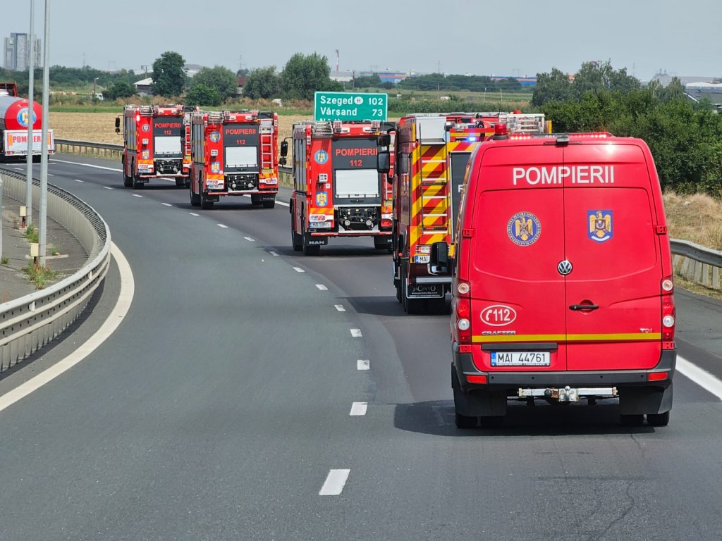 Mai mulți pompieri clujeni au plecat în misiune în Franța