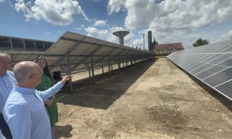 Clujul are un nou parc fotovoltaic. Boc: „30% din energia folosită pentru a încălzi apartamentele cu termoficare e produsă de panouri”