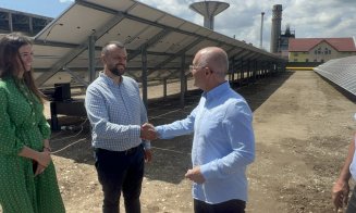 Clujul are un nou parc fotovoltaic. Boc: „30% din energia folosită pentru a încălzi apartamentele cu termoficare e produsă de panouri”