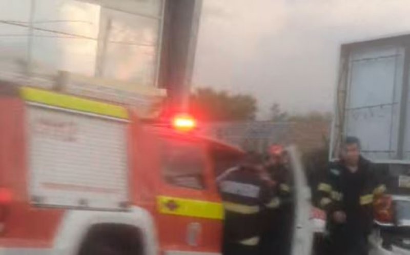 Accident Cluj: Mașină răsturnată pe Traian Vuia