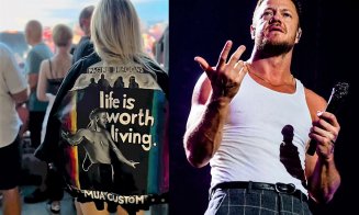 Jacheta de la UNTOLD, creată de o artistă din Cluj-Napoca pentru concertul Imagine Dragons: "Life is worth living"