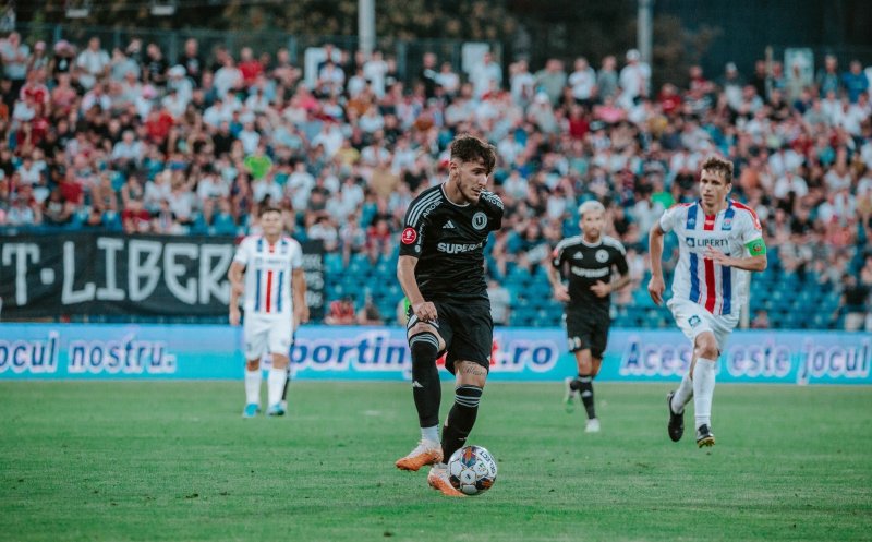 Ianis Stoica, cel mai bun jucător în Derby-ul Clujului. Cât a trecut de la ultimul meci în care a înscris