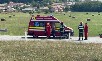 Cluj: Accident între o motocicletă și un microbuz. Intervine SMURD-ul