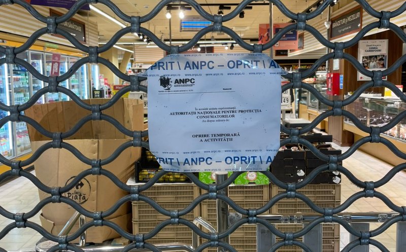 Un supermarket din centrul Clujului, închis de Protecția Consumatorului