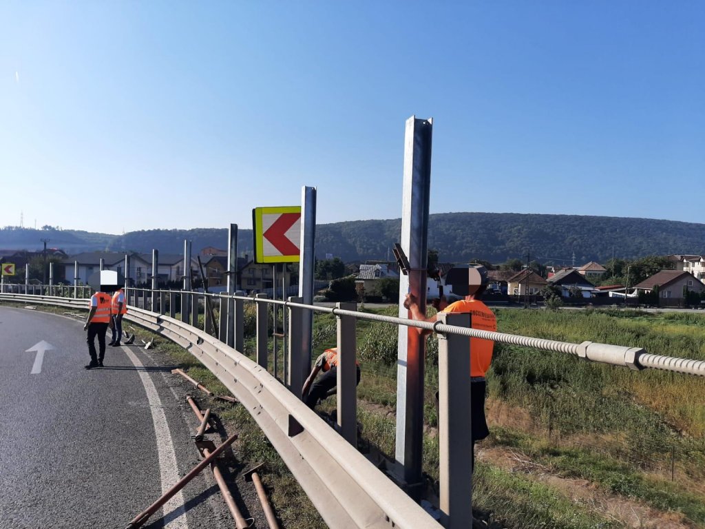 Restricții de circulație pe Autostrada A3. Circulația spre Turda este deviată