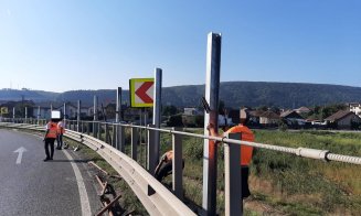 Restricții de circulație pe Autostrada A3. Circulația spre Turda este deviată