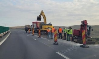 Lucrări pe A10 Sebeș – Turda. Restricții de circulație pe parcursul următoarelor două săptămâni