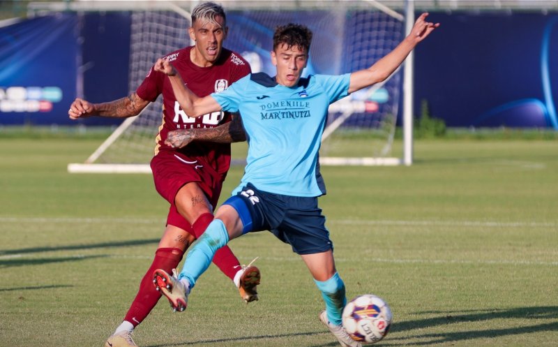 CFR Cluj a făcut scor cu o echipă din Liga a 3-a. Noul atacant al "feroviarilor" a impresionat