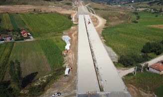 IMAGINI spectaculoase de pe Autostrada Transilvania cu 11 kilometri de viaducte construite de UMB