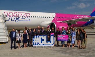 Wizz Air a ajuns la 80 de milioane de pasageri în România! Momentul a fost marcat pe Aeroportul Internațional Cluj