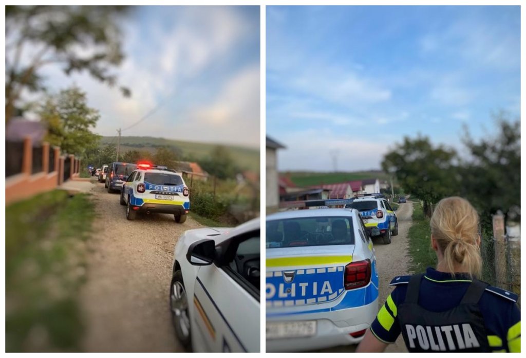 Polițiștii au luat cu asalt o comună din Cluj. Peste 190 de persoane legitimate în câteva ore