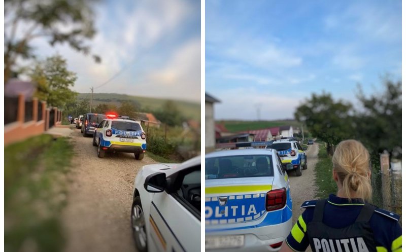 Polițiștii au luat cu asalt o comună din Cluj. Peste 190 de persoane legitimate în câteva ore
