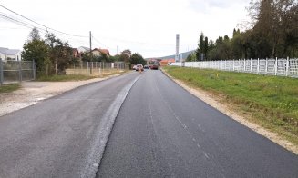 Asfalt „ca în palmă” pe un drum județean din Cluj! Tișe: „Este de o mare importanță strategică și turistică”