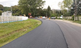 Asfalt „ca în palmă” pe un drum județean din Cluj! Tișe: „Este de o mare importanță strategică și turistică”