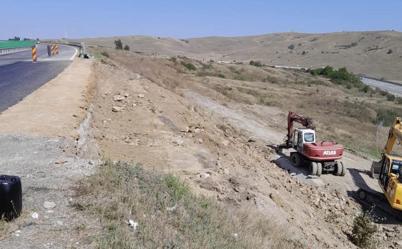 Restricții de circulație pe A10 Sebeș - Turda. Se fac lucrări de consolidare a unor taluzuri
