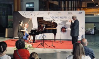 Concert de muzică clasică la Aeroportul Internațional „Avram Iancu”. Artiste din Atena au fost în prim-plan la Cluj