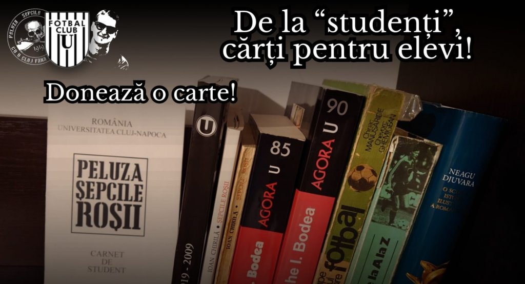 "Șepcile roșii" sprijină educația. Cărți de la "studenți" pentru elevi