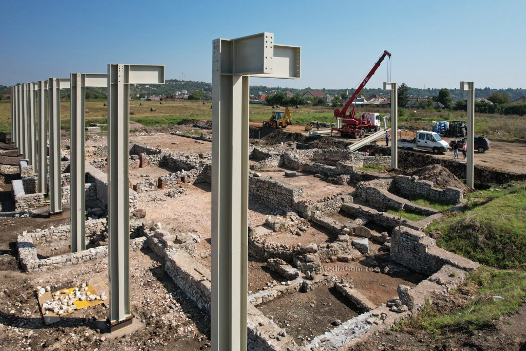 Avansează lucrările la Castrul Roman din Turda! Când ar trebui să fie gata