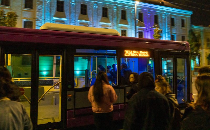 Programul transportului de noapte, valabil din data de 25 septembrie