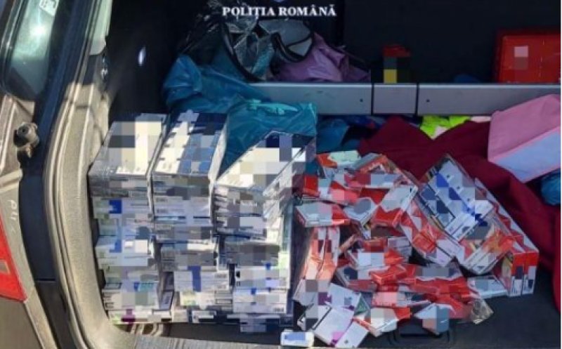 Femeie din Cluj, prinsă cu portbagajul plin de țigări de contrabandă