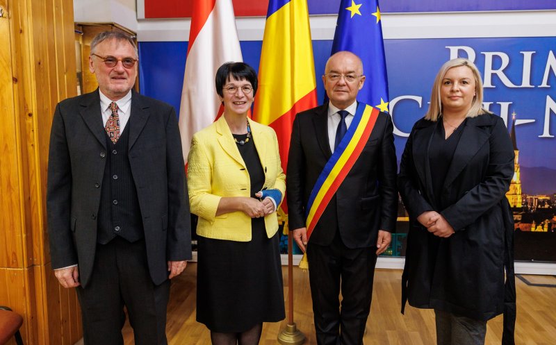 Ambasadorul Austriei în România, în vizită la Cluj-Napoca
