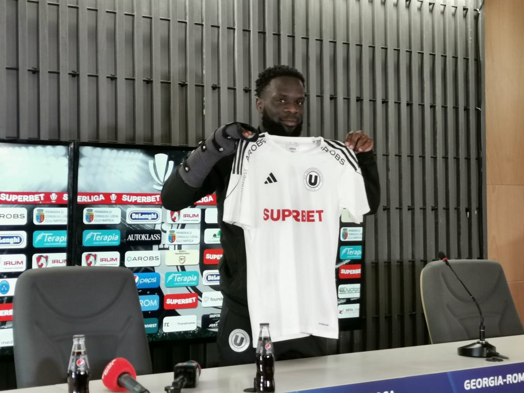 Elvis Manu, primele impresii după sosirea la "U" Cluj. Ce l-a convins să se alăture "studenților"