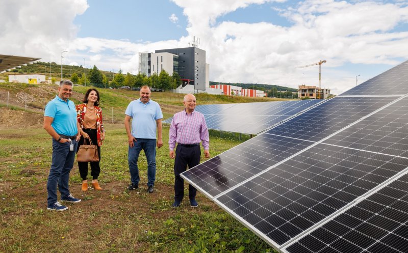 Parcul fotovoltaic și eolian de la Cluj Innovation Park este aproape GATA! Investiție de 2,6 mil. euro