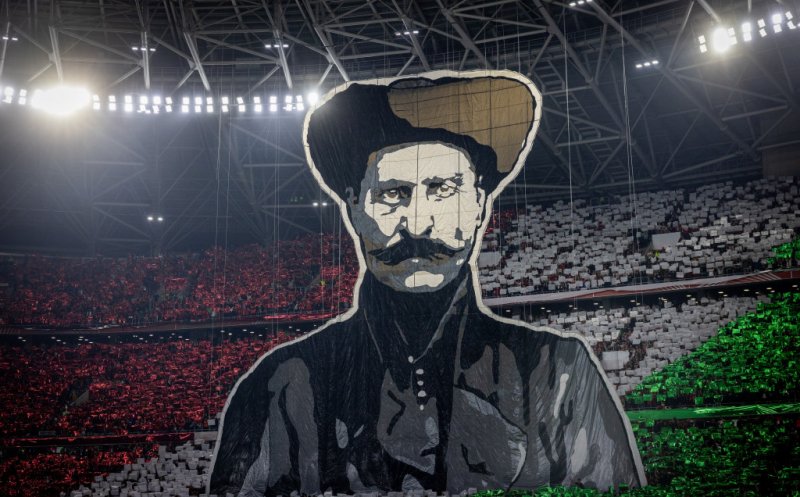 Gest controversat al maghiarilor! Tâlharul care a terorizat Clujul, în scenografia de la meciul Ungaria – Serbia