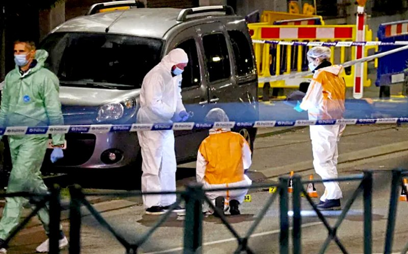 ATAC TERORIST la Bruxelles. Un tunisian a omorât doi suporteri suedezi strigând „Allahu Akbar”