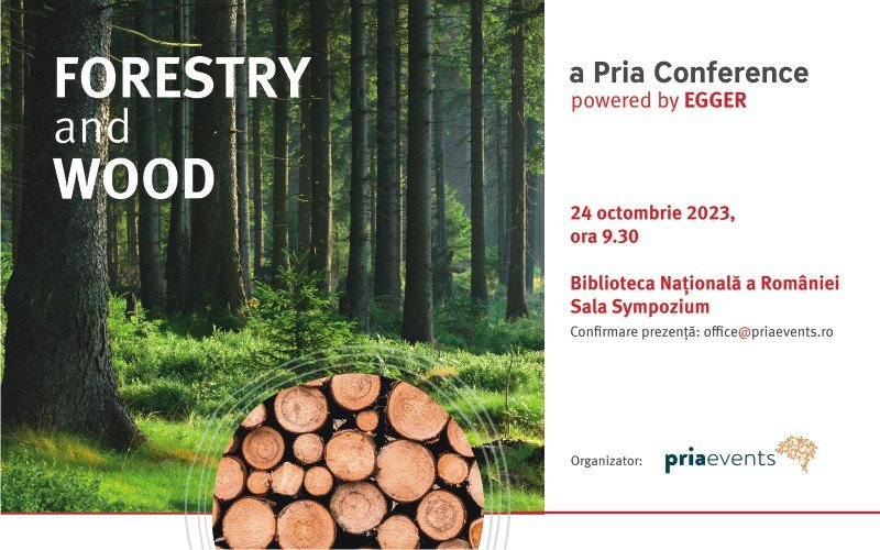 Codul silvic se va dezbate în cadrul conferinței PRIA FORESTRY & WOOD în 24 octombrie 2023 la Biblioteca Națională a României
