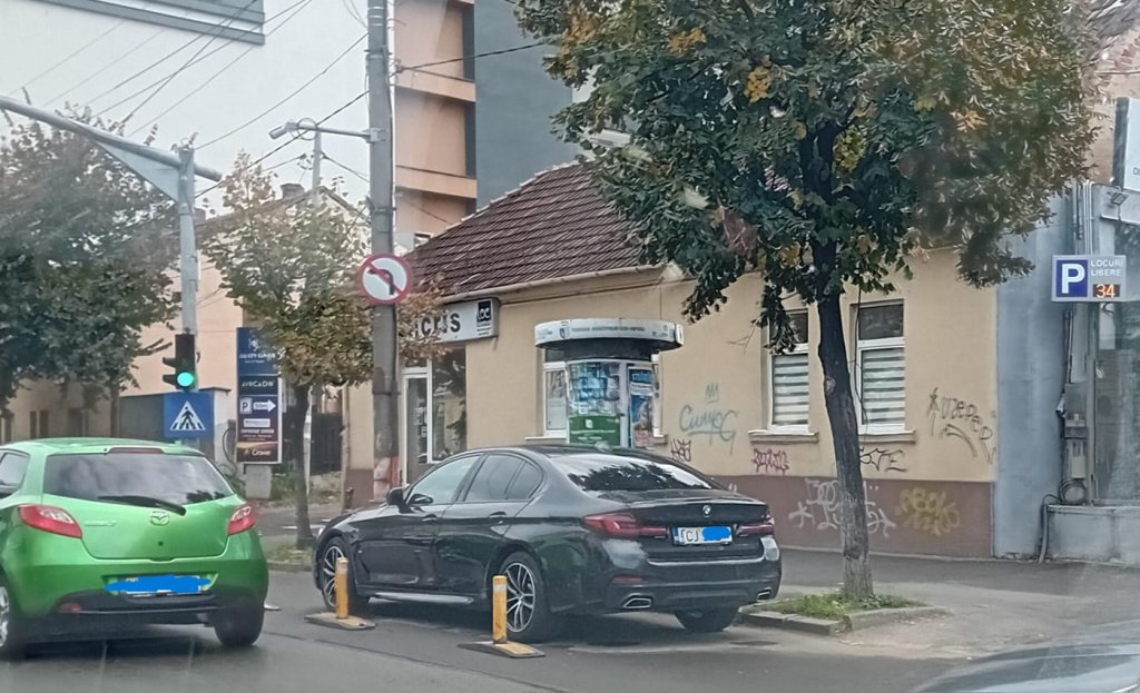 Șofer descurcăreț. Parcare de “VIP” gratis în Cluj-Napoca / “Numai proștii plătesc dacă au altă variantă”