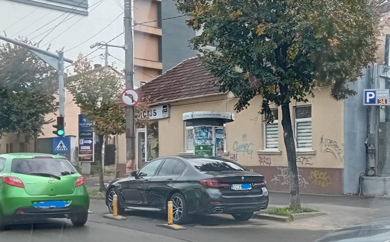 Șofer descurcăreț. Parcare de “VIP” gratis în Cluj-Napoca / “Numai proștii plătesc dacă au altă variantă”