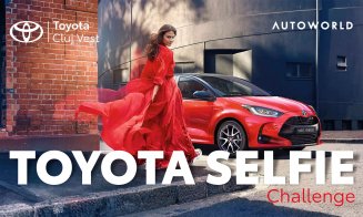 Toyota Selfie Challenge: Câștigă 3 luni la volanul Toyota Yaris Hybrid cu Autoworld TOYOTA CLUJ VEST