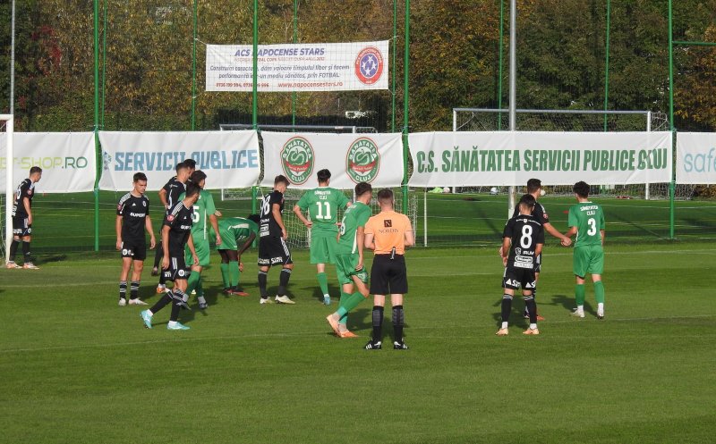 "Șepcile roșii" au pierdut amicalul cu Sănătatea Cluj