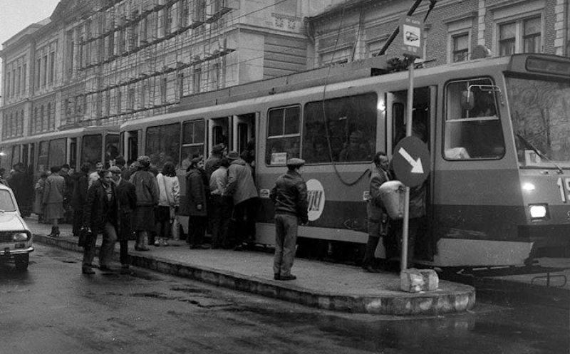 Amintiri din vechiul Cluj. Stația de tramvai de pe Barițiu, finalul anilor '80