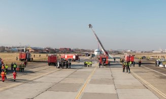 ACCIDENT AVIATIC simulat la Aeroportul Internaţional "Avram Iancu" din Cluj