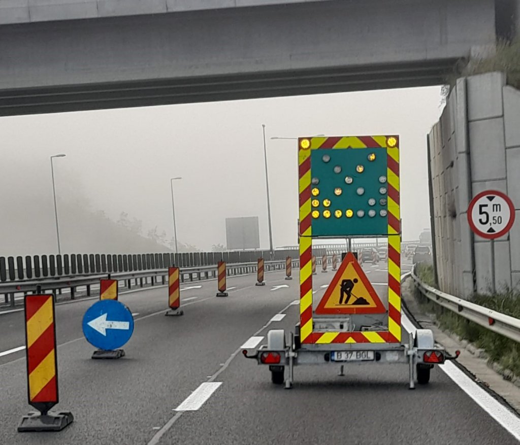 Atenție șoferi! Restricții de circulație pe A10 între Turda și Aiud / Se efectuează lucrări de reparații