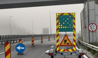 Atenție șoferi! Restricții de circulație pe A10 între Turda și Aiud / Se efectuează lucrări de reparații