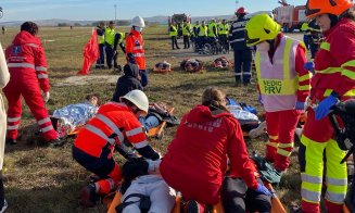 Simulare accident aviatic pe Aeroportul Internațional Cluj cu zeci de răniți și morți. Peste 800 de oameni, implicați