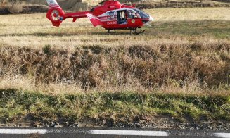 ACCIDENT grav în judeţul Cluj, la Vultureni. 4 victime, 2 persoane cu traumatisme cranio-faciale / Elicopterul SMURD, solicitat