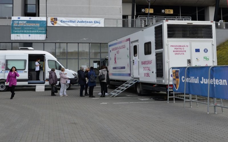 Teste gratuite Babeș-Papanicolaou și HPV, azi și mâine, la Cluj Arena. Se fac și mamografii