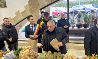 Daniel Buda, alături de Ciucă și Rareș Bogdan la inaugurarea pieței agroalimentare din Şimleu Silvaniei