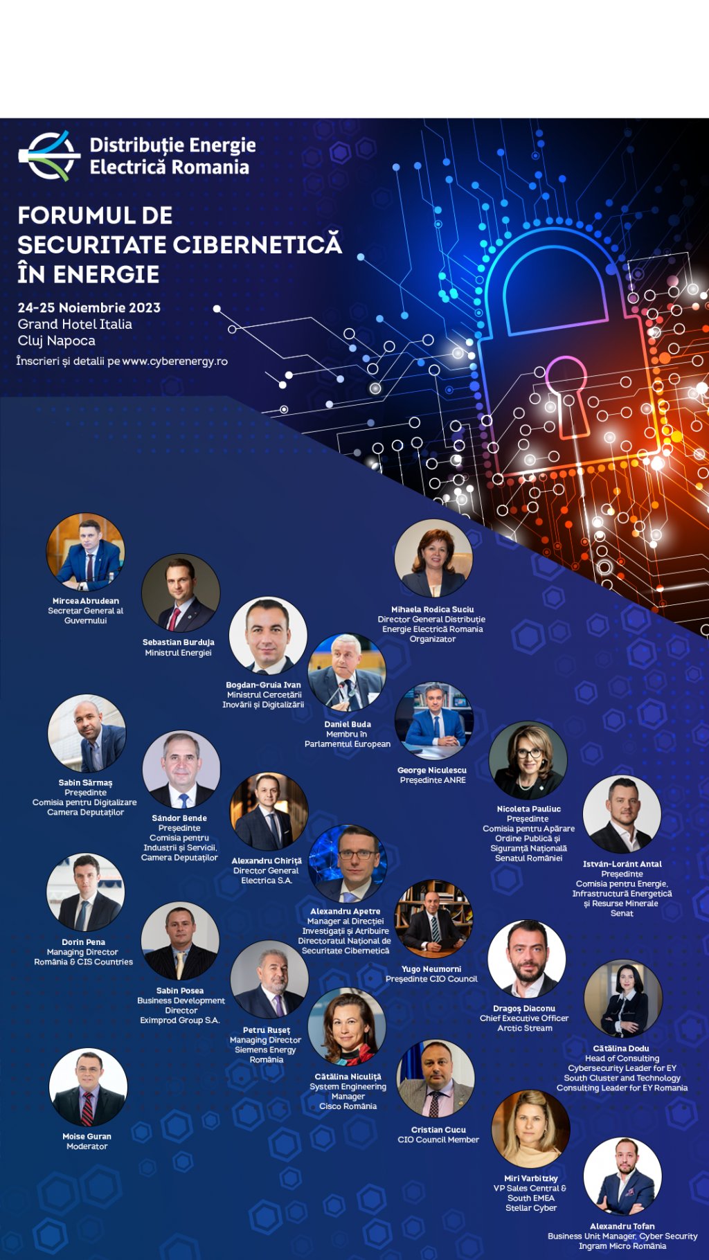 Pentru două zile, Clujul devine polul securității cibernetice. DEER organizează prima ediție a Forumului de Securitate Cibernetică în Energie, la Cluj-Napoca, în perioada 24-25 noiembrie