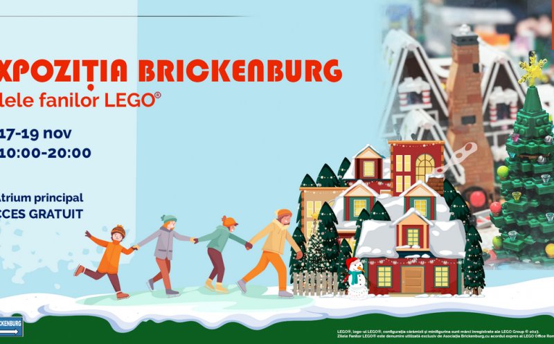 Evenimentul Brickenburg aduce în Iulius Mall orașe și machete construite din mii de piese LEGO®